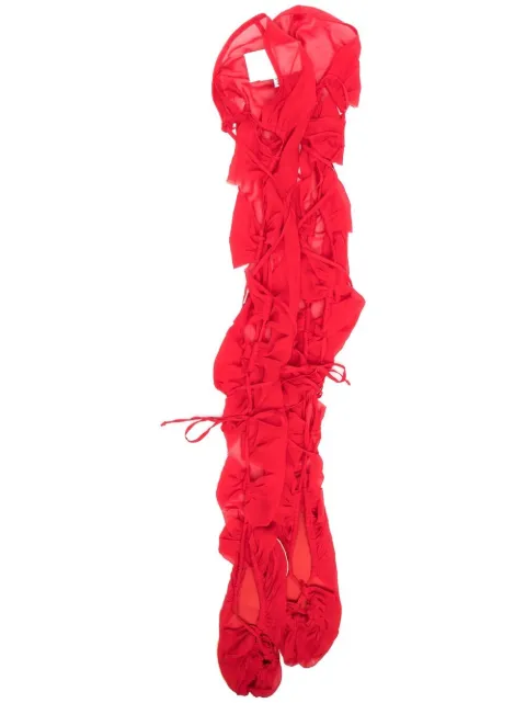 Maison Margiela Tabi toe socks Red S29TL0047S53890