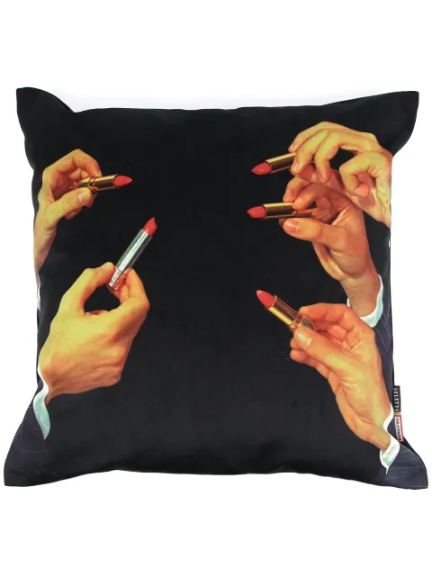 Seletti x Toiletpaper lipstick cushion Black 02336CUSHIOLIPSTICK