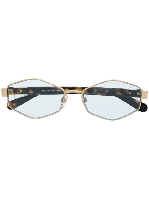 Marc Jacobs Eyewear geometric-frame chain-link sunglasses Gold MARC496S