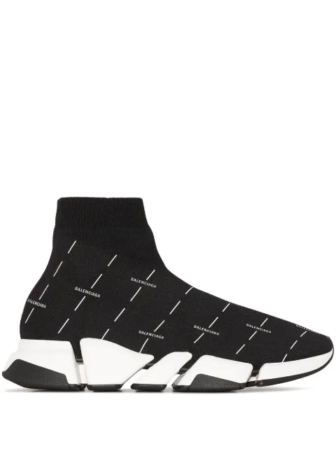 Balenciaga Speed 2.0 knitted sneakers Black 645421W2DBT