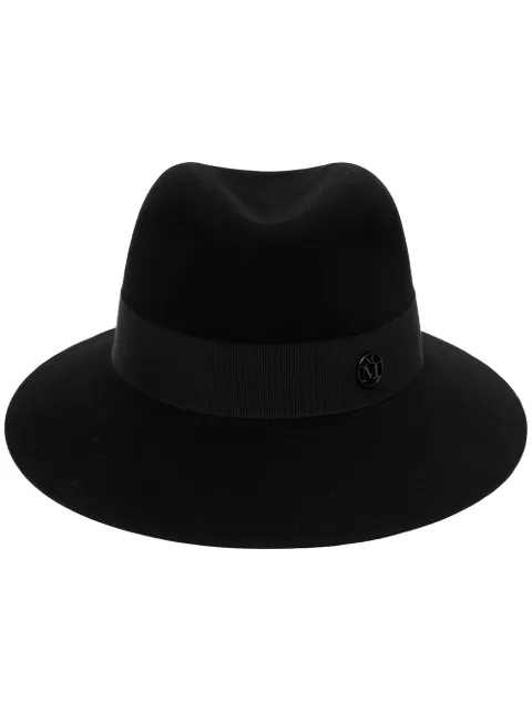 Maison Michel Henrietta wool fedora hat Black 1002081001