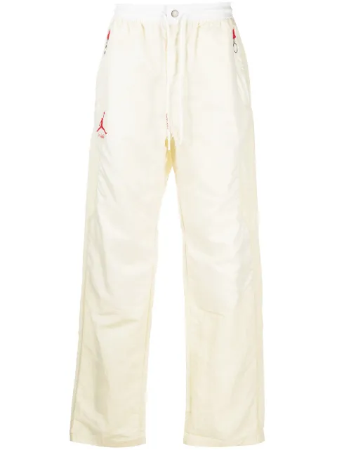 Nike X Off-White logo-print track pants Neutrals DB4250233