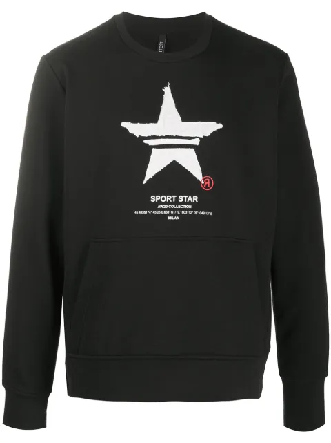 Neil Barrett graphic-print sweatshirt Black BJS689SBP593S