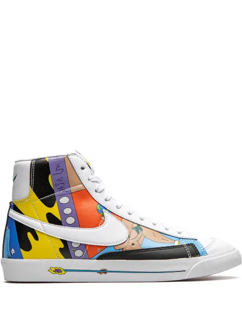 Nike x Ruohan Wang Blazer Mid '77 Flyleather QS sneakers White CZ3775