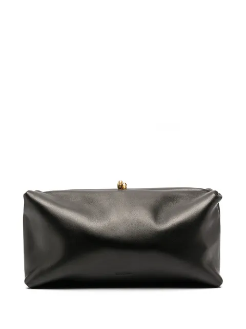 Jil Sander rectangular zipped clutch Black JSWR856465WRB01036N
