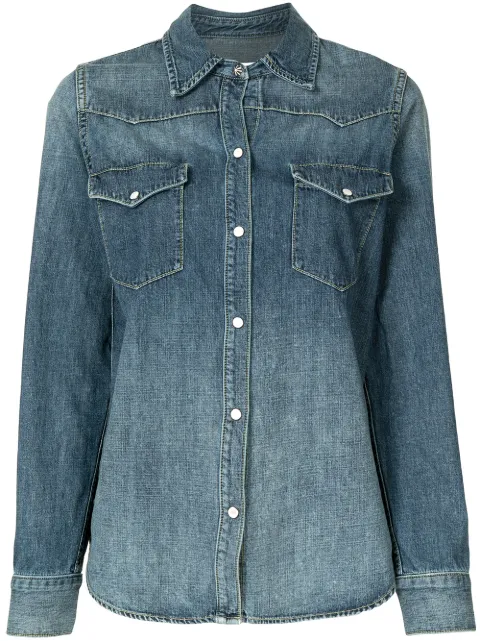 Nili Lotan classic-collar denim shirt Blue 11032W46