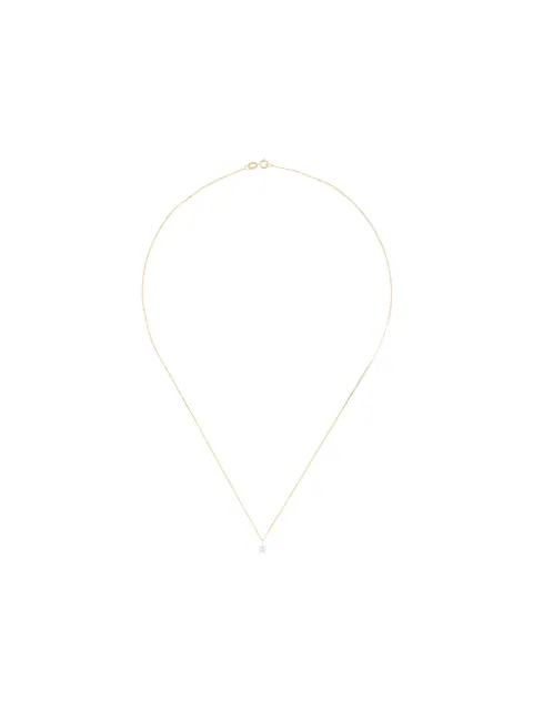 LE STER 18kt yellow gold diamond Bombette Solitaire necklace Gold LT20PO2YGDBOMBETTESOLITAIRENECKLACE