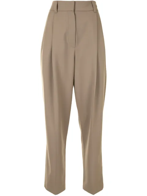 Brunello Cucinelli tailored wool trousers Brown MA171P7449C9456