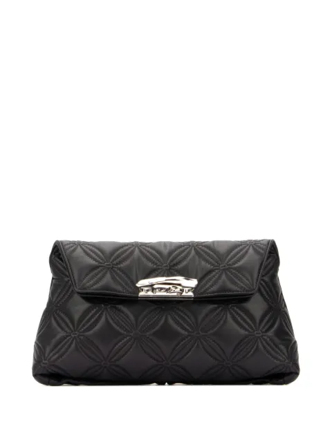 Alexander McQueen sculptural large pouch Black 63792613Z2Y