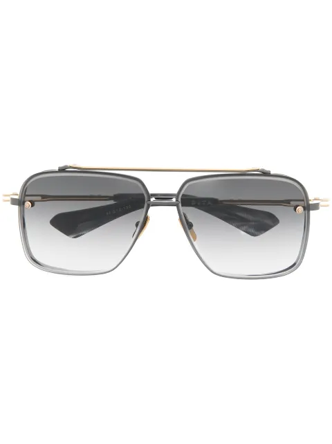 Dita Eyewear tinted pilot sunglasses Black DTS121
