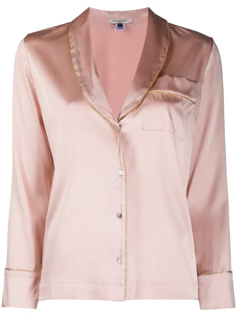 Gilda & Pearl backstage silk pyjama set Pink 5001PINK