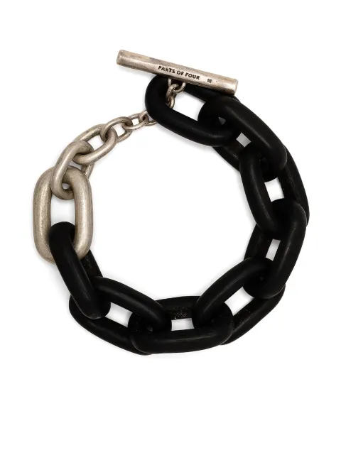 Parts of Four chunky chain bracelet Black 6201KUDA