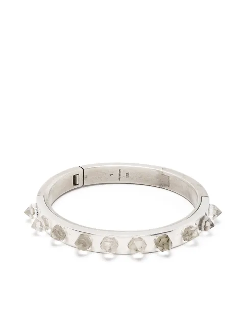 Parts of Four quartz-studded bracelet Silver 13078DAPAHER