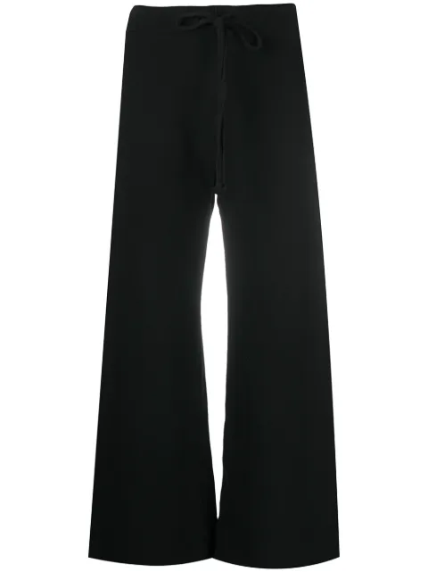 Nili Lotan drawstring cropped track pants Black 10321K31