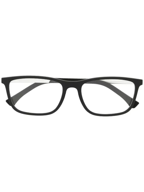 Emporio Armani square frame glasses Grey EA3069