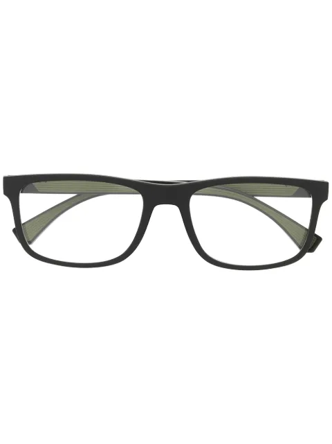 Emporio Armani square frame glasses Black EA31475042