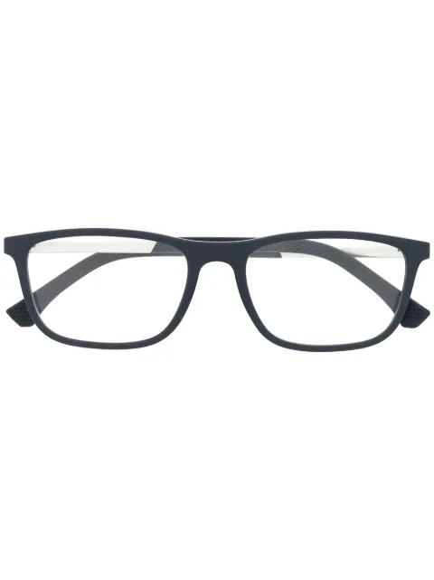 Emporio Armani square frame glasses Blue EA3069
