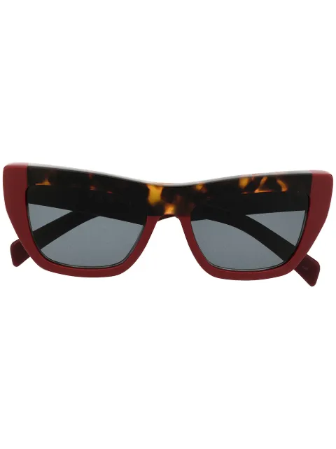 Marni colour-block cat-eye sunglasses Red ME634S