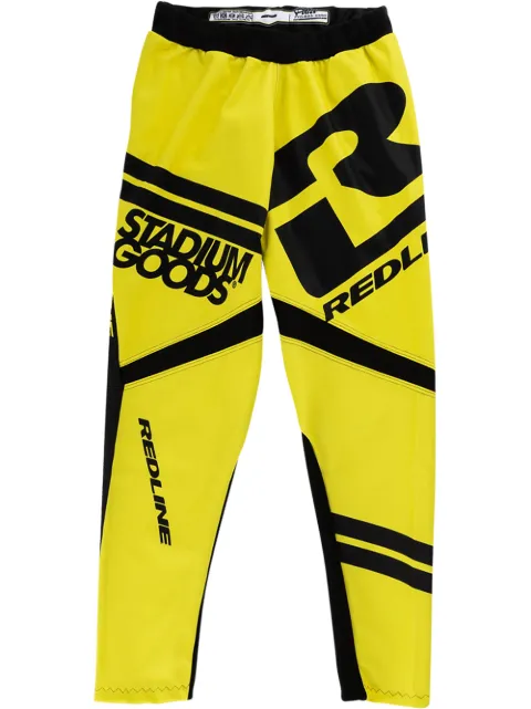 Redline x A$AP Ferg X Stadium Goods Race track pants Yellow REDLINE004