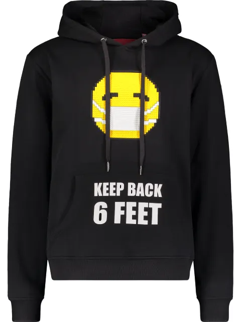 Mostly Heard Rarely Seen 8-Bit graphic print hoodie Black MHEB02BAKH17