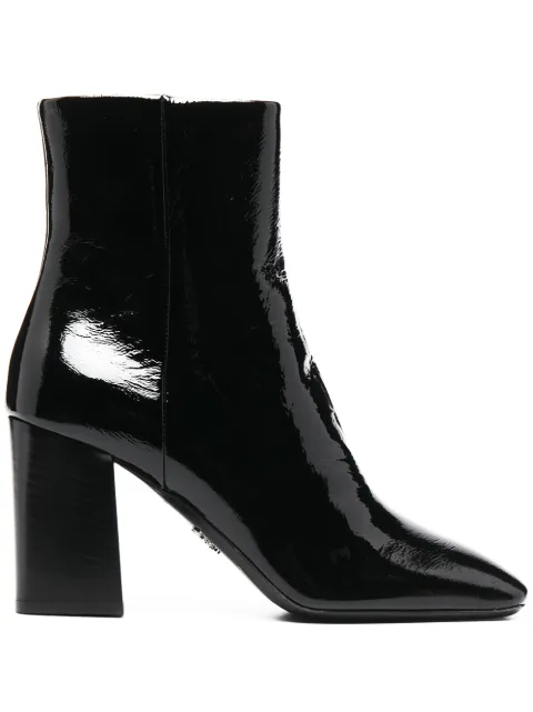 Prada patent ankle boots Black 1T722LFB085H27