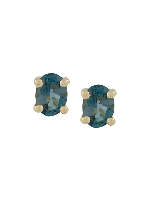 Wouters & Hendrix Gold 18kt yellow gold topaz Charleston Chapters stud earrings Blue EGC006YG