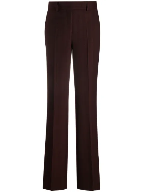Ferragamo straight-leg trousers Red 739701