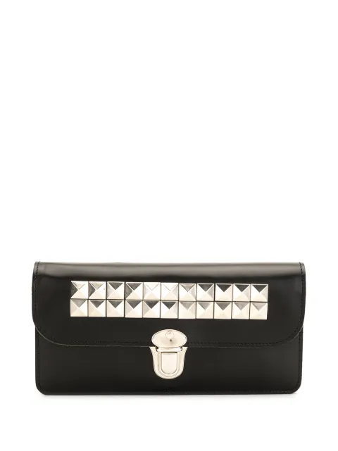 Comme Des Garçons Wallet studded leather wallet Black OZK9050511