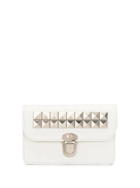 Comme Des Garçons Wallet studded leather wallet White OZK9070512