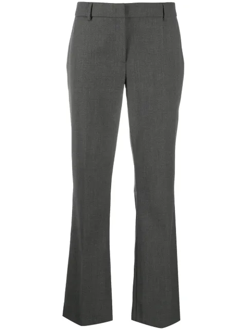 L'Autre Chose cropped tailored trousers Grey O1560477