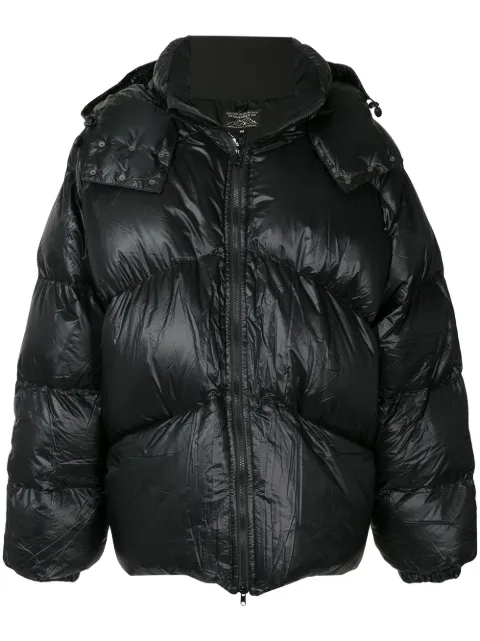 Mastermind World oversized puffer jacket Black MW20C05BL500