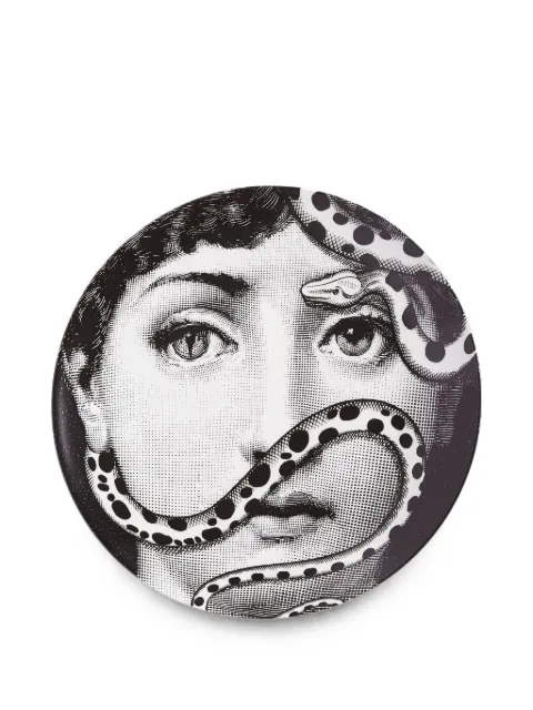 Fornasetti Tema e Variazioni n.383 decorative plate Black PTV383X