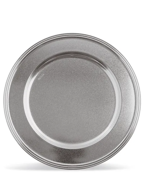 Sambonet Avenue stripe-edge plate (31cm) Silver 5403331