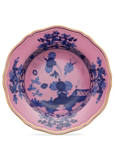 GINORI 1735 Oriente Italiano porcelain soup plate Pink 003RG00FPT210010240G00124500