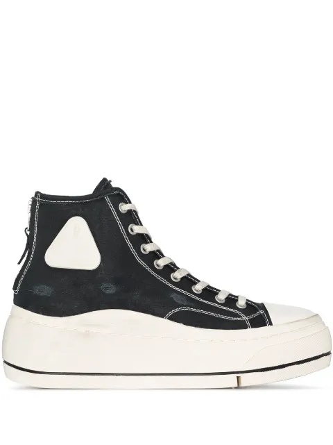 R13 flatform high-top sneakers Black R13S5029