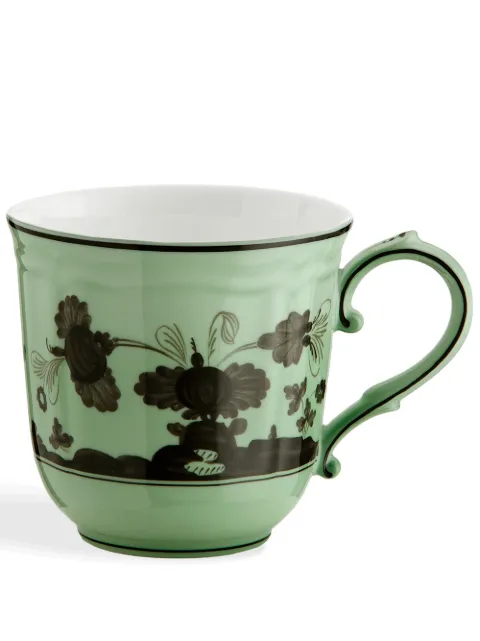 GINORI 1735 Oriente Italiano porcelain mug Green 003RG00FTZ700010400G00124100