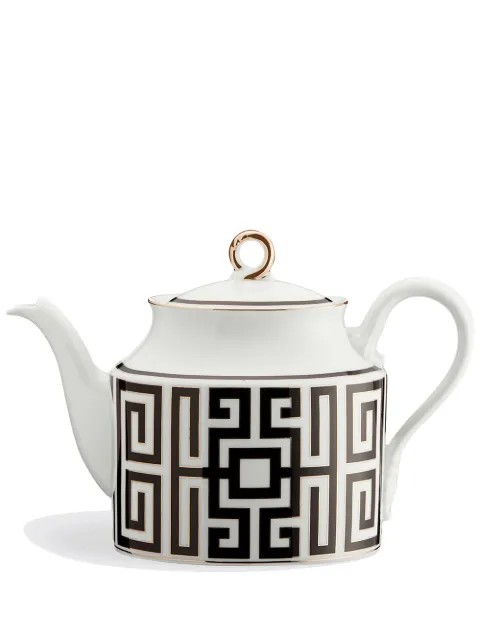 GINORI 1735 Labirinto teapot (900ml) Black 004RG00FTE400010900G00125100