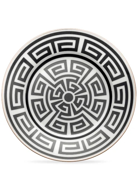 GINORI 1735 Labirinto flat dessert plate Black 004RG00FPT110010220G00125100