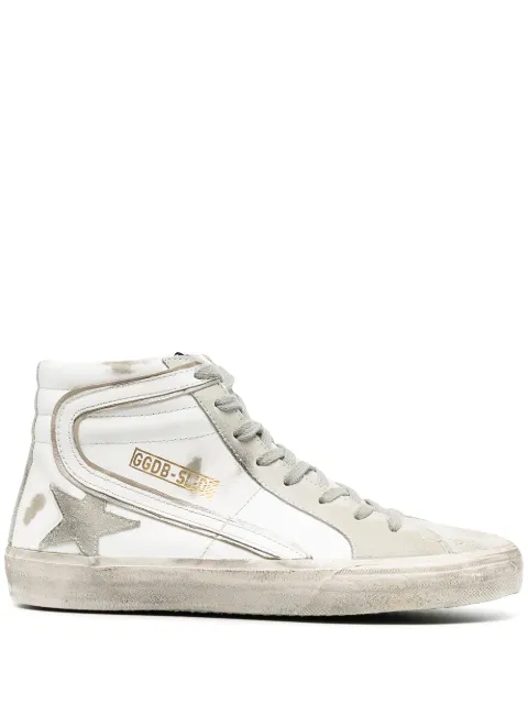 Golden Goose signature star patch sneakers White GMF00115F000324