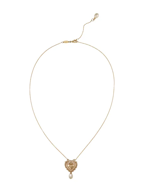 Dolce & Gabbana 18K yellow gold Devotion necklace Gold WALD1GWDPEY