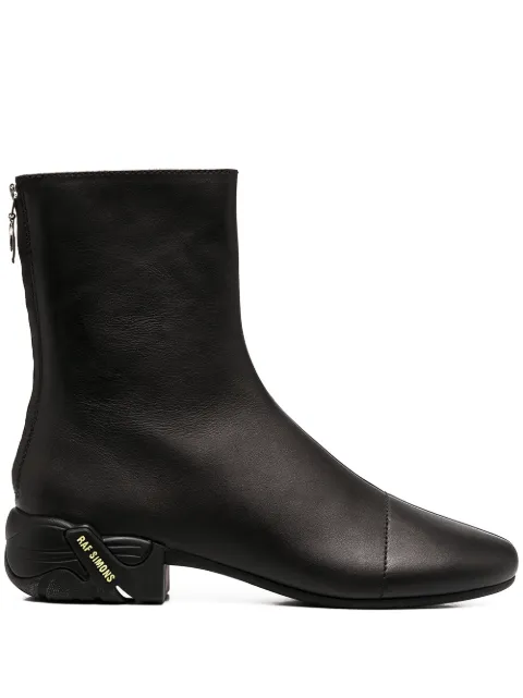 Raf Simons Runner zip-up ankle boots Black 202984A