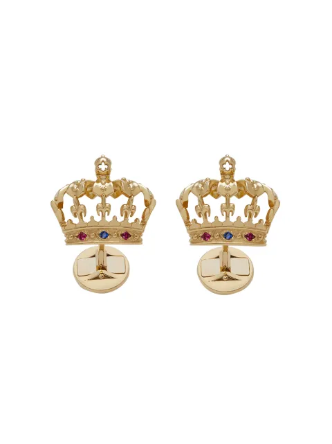 Dolce & Gabbana 18K yellow gold Royal ruby and sapphire cufflinks Gold WFHK2GWSAPB