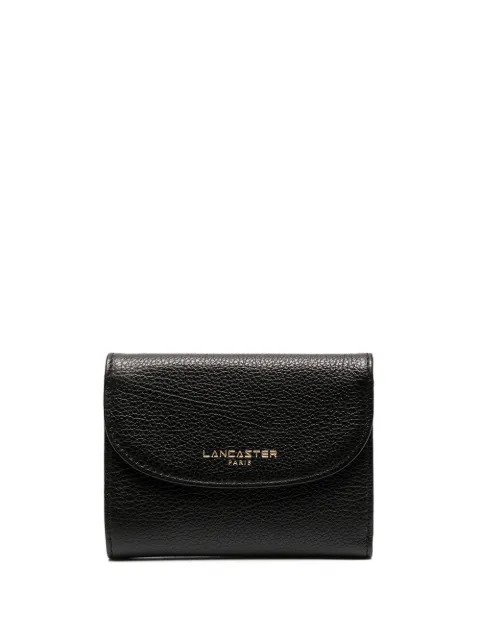 Lancaster Dune pebbled bifold wallet Black 12926