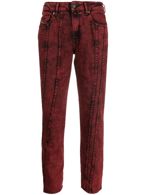 Diesel D-Joy slim cropped jeans Red A01786009RJ