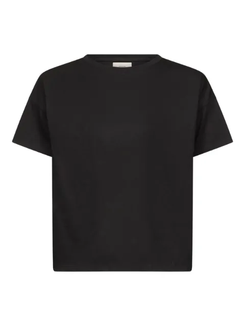 LouLou de Saison embroidered logo T-shirt Black BASILUZZOLDSBLACK