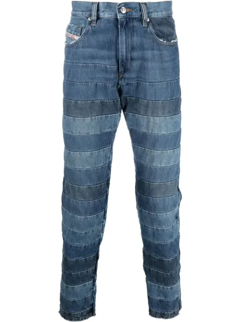 Diesel Slim D-Strukt panelled jeans Blue A02270009UE