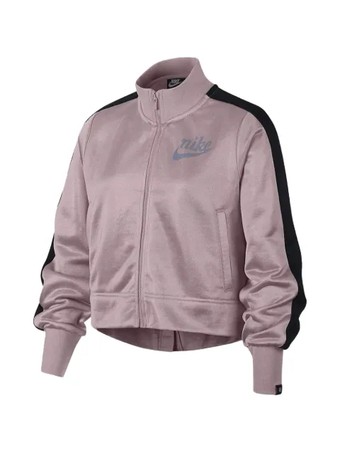Nike stripe cropped jacket Pink AQ8857