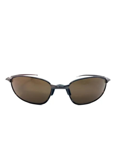 Nike Pounce oval-frame sunglasses Brown EV0274