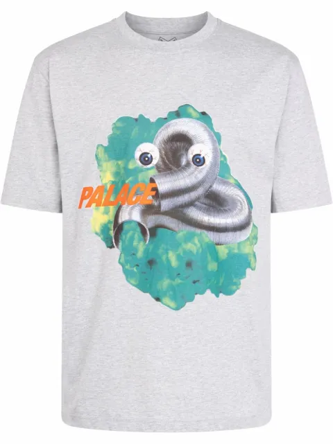 Palace Gassed graphic-print T-shirt Grey P18TS080