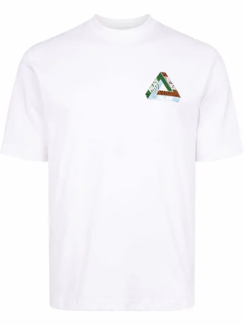 Palace Tri-Tex logo-print T-shirt White P18TS219